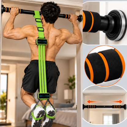 Pull-Up Starter Set: Doorway Bar + Assist Band