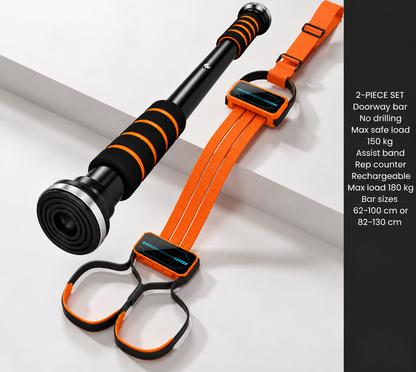 Pull-Up Starter Set: Doorway Bar + Assist Band