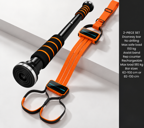 Pull-Up Starter Set: Doorway Bar + Assist Band